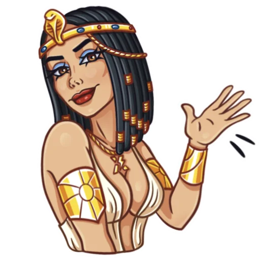 👋 Стикер «Cleopatra» для Telegram