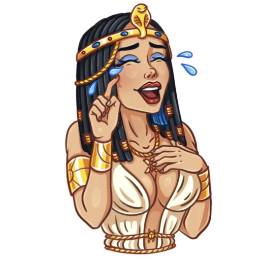 😂 Стикер «Cleopatra» для Telegram