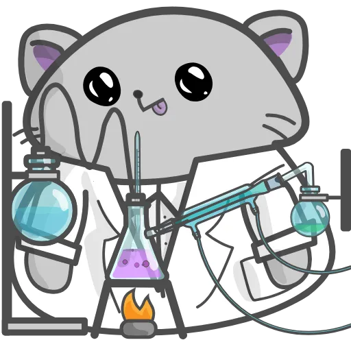 😀 Стикер «Clever Cat» для Telegram