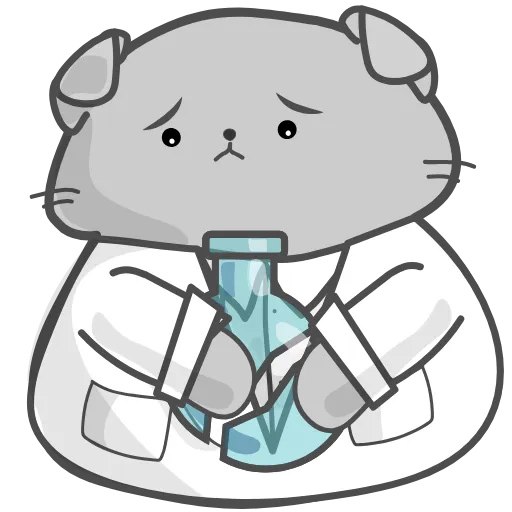 😜 Стикер «Clever Cat» для Telegram