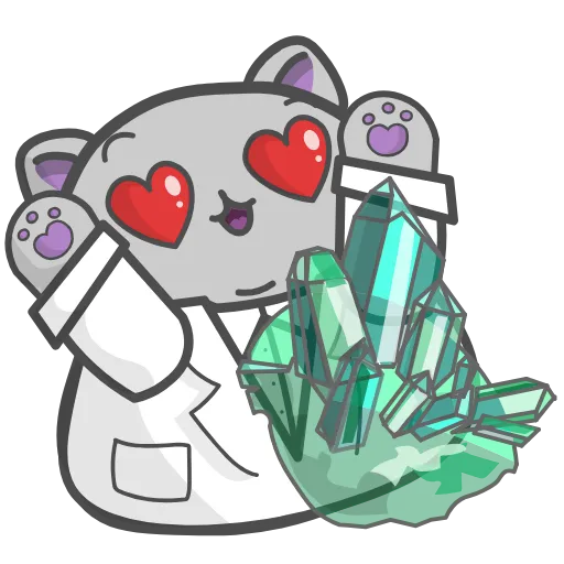 🥰 Стикер «Clever Cat» для Telegram
