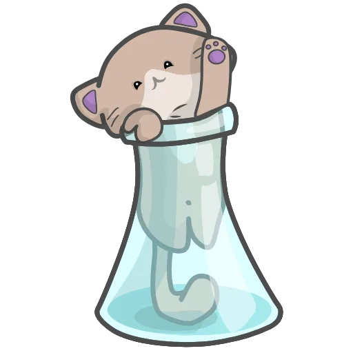 😃 Стикер «Clever Cat» для Telegram