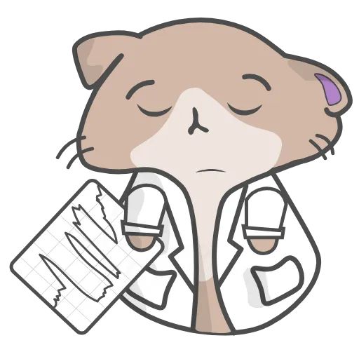 ☺️ Стикер «Clever Cat» для Telegram
