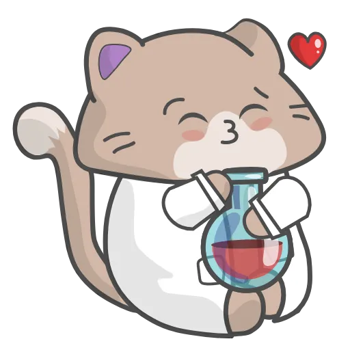 😆 Стикер «Clever Cat» для Telegram