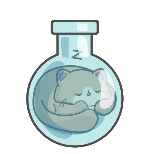 😄 Стикер «Clever Cat» для Telegram