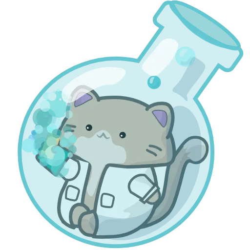 😆 Стикер «Clever Cat» для Telegram