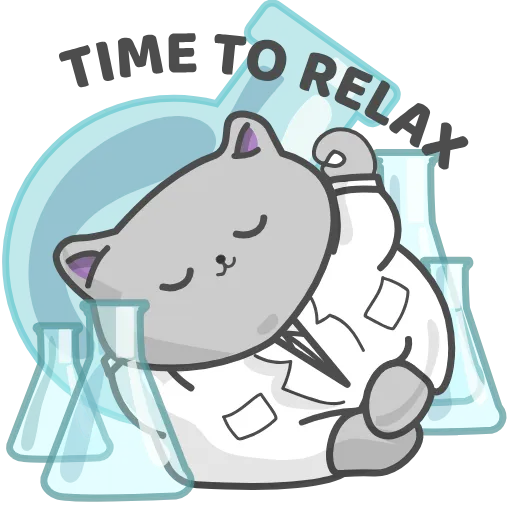 🤣 Стикер «Clever Cat» для Telegram