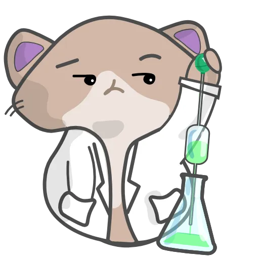 😊 Стикер «Clever Cat» для Telegram