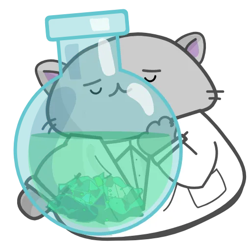😃 Стикер «Clever Cat» для Telegram