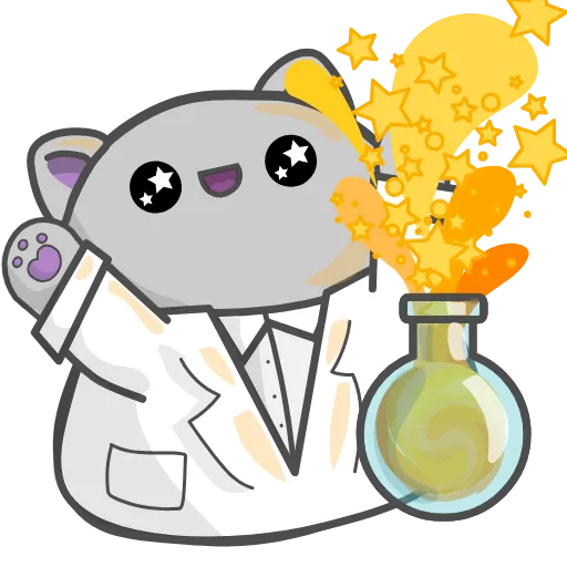 😃 Стикер «Clever Cat» для Telegram