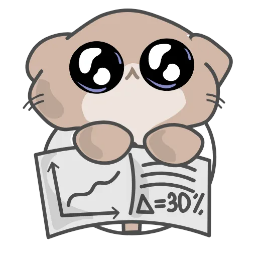 😁 Стикер «Clever Cat» для Telegram