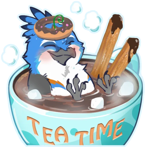 🍪 Стикер «CLICK the sprouty jay» для Telegram