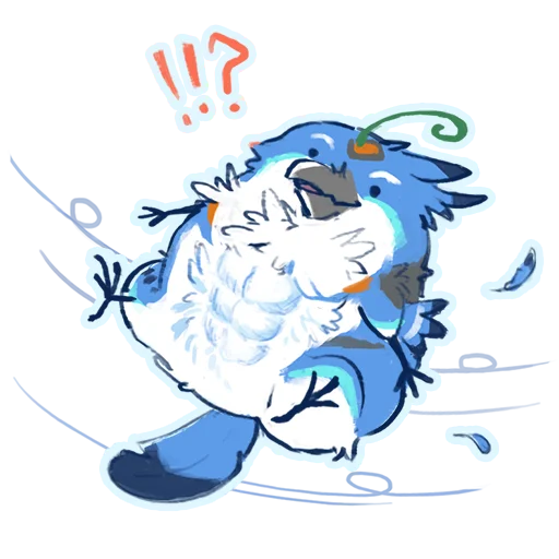 ⁉️ Стикер «CLICK the sprouty jay» для Telegram