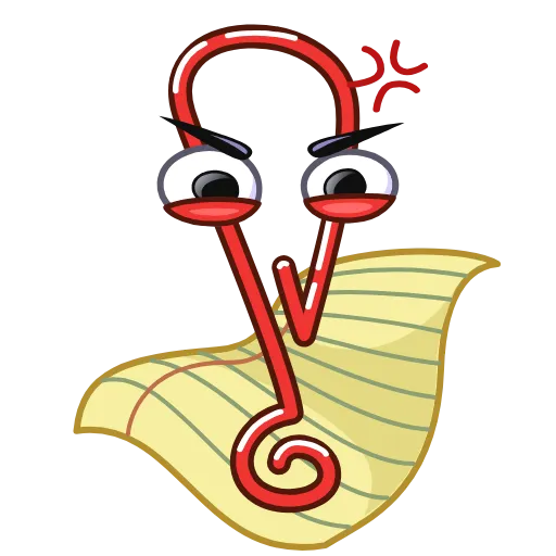 😡 Стикер «Clippy» для Telegram