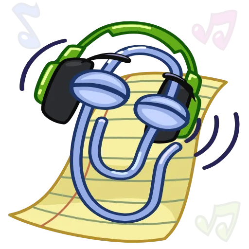 🎧 Стикер «Clippy» для Telegram
