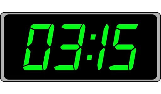 📟 Стикер «Clock Time» для Telegram