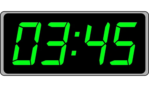 📟 Стикер «Clock Time» для Telegram