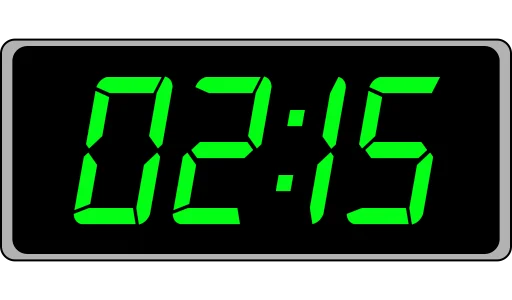 📟 Стикер «Clock Time» для Telegram
