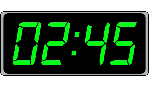 📟 Стикер «Clock Time» для Telegram