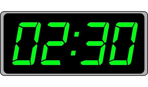 📟 Стикер «Clock Time» для Telegram