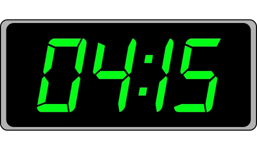📟 Стикер «Clock Time» для Telegram