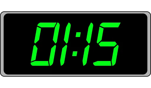 📟 Стикер «Clock Time» для Telegram