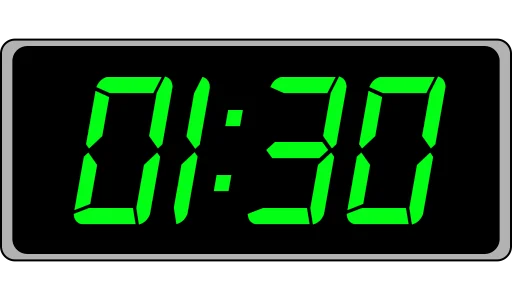 📟 Стикер «Clock Time» для Telegram