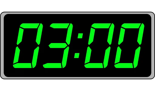 📟 Стикер «Clock Time» для Telegram