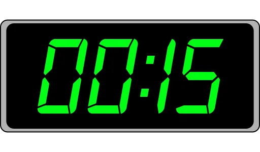 📟 Стикер «Clock Time» для Telegram