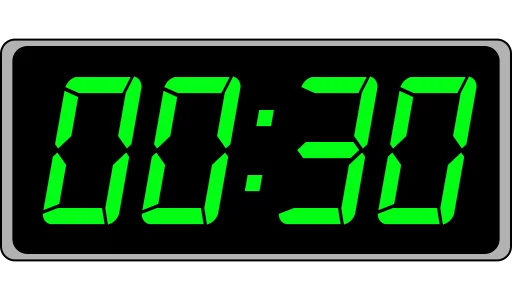 📟 Стикер «Clock Time» для Telegram