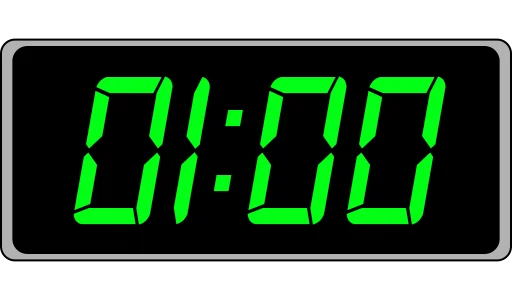 📟 Стикер «Clock Time» для Telegram