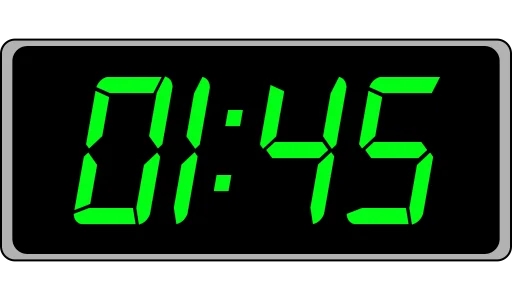 📟 Стикер «Clock Time» для Telegram