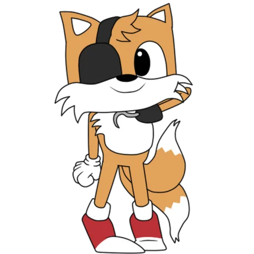 🦊 Стикер «Clone Tails» для Telegram