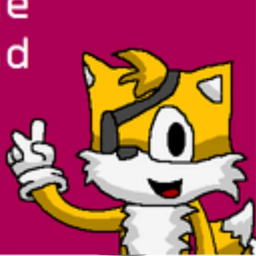 🦊 Стикер «Clone Tails» для Telegram