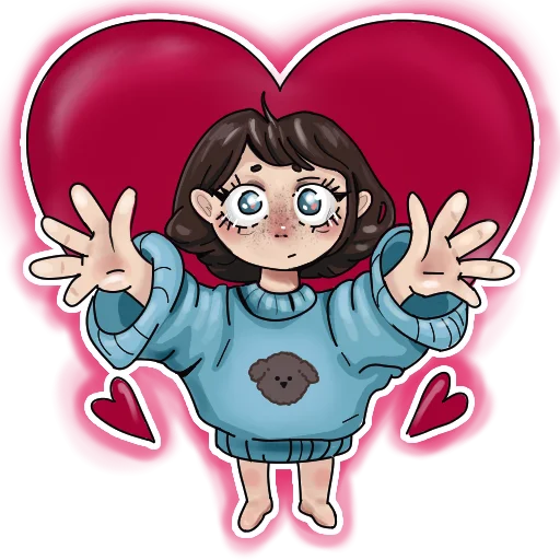 ❤️ Стикер «Клоп тгк» для Telegram