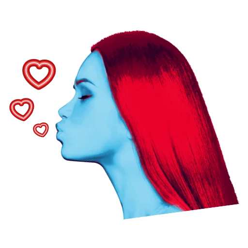 💋 Стикер «CloseUp» для Telegram