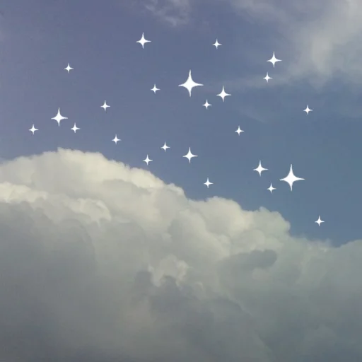 ☁️ Стикер «Clouds & Stars» для Telegram