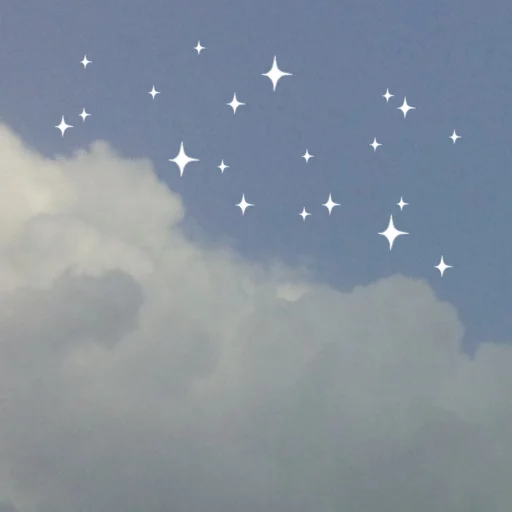 ☁️ Стикер «Clouds & Stars» для Telegram