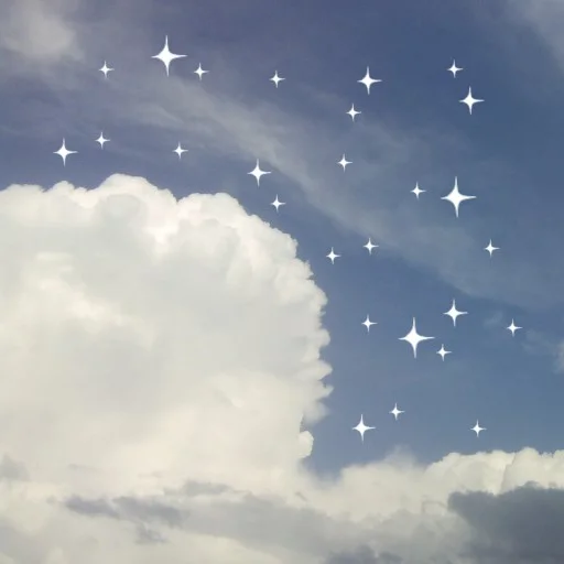☁️ Стикер «Clouds & Stars» для Telegram