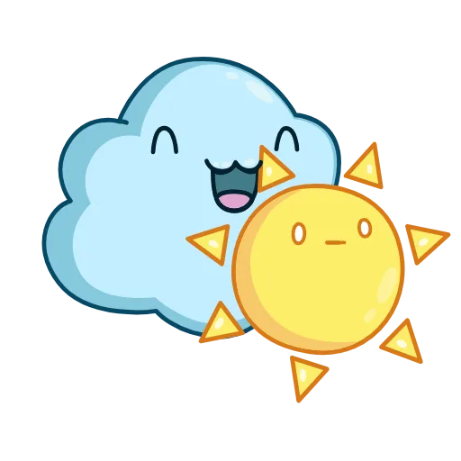 ☀️ Эмодзи «Облачко» для Telegram