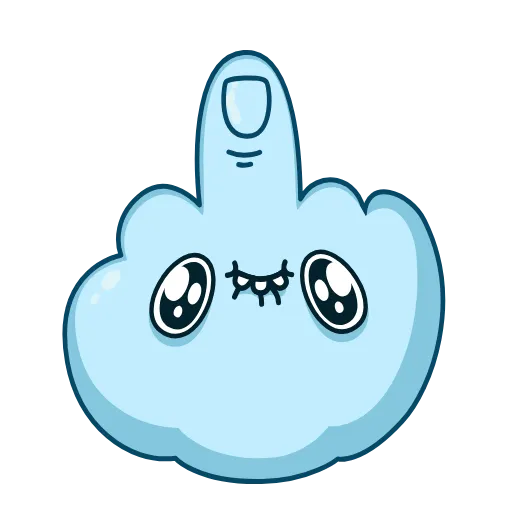 🖕 Эмодзи «Облачко» для Telegram