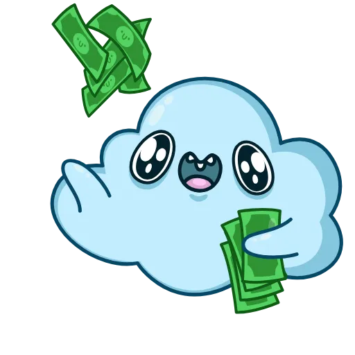 💰 Эмодзи «Облачко» для Telegram
