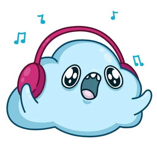🎶 Эмодзи «Облачко» для Telegram