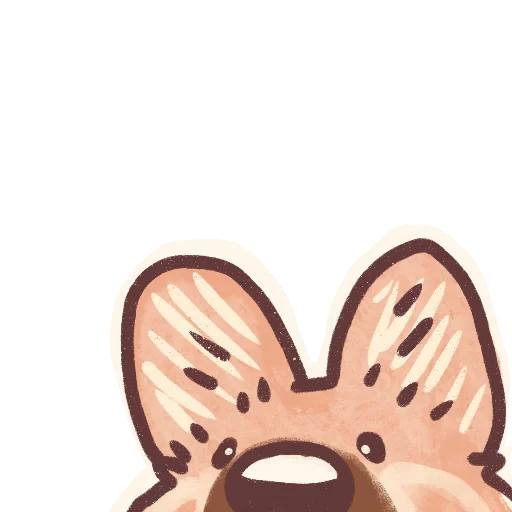 🐶 Стикер «CloverNoodle» для Telegram