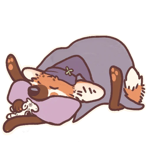 🛏 Стикер «CloverNoodle» для Telegram