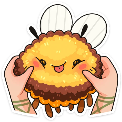 🐝 Стикер «Клевертина» для Telegram