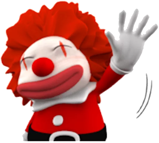 😋 Стикер «Clown» для Telegram