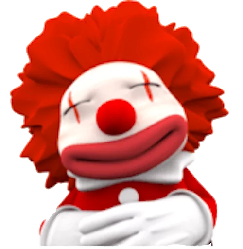 🤗 Стикер «Clown» для Telegram