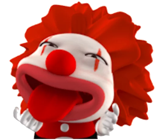 😝 Стикер «Clown» для Telegram