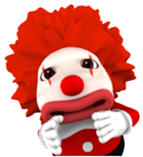 🙏 Стикер «Clown» для Telegram